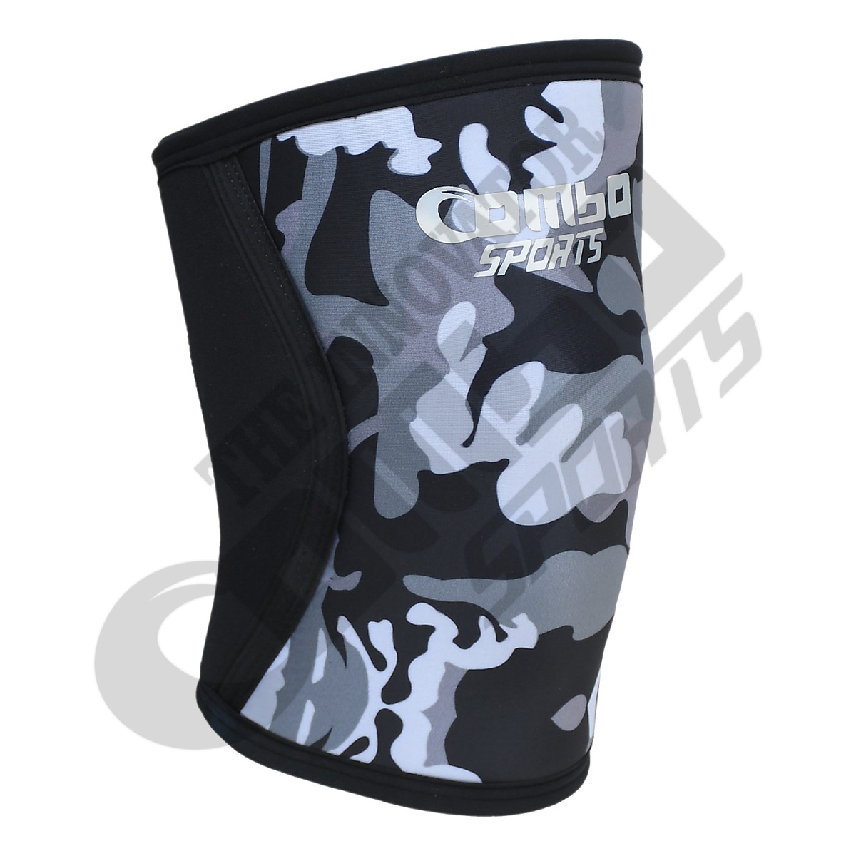 Sublimated Gray Camouflaged Knee Sleeves